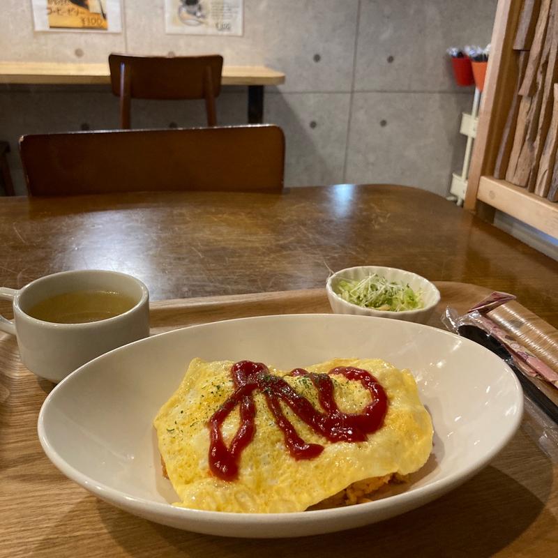 オムライス(しごとば＆のんびりCafe 風の家)