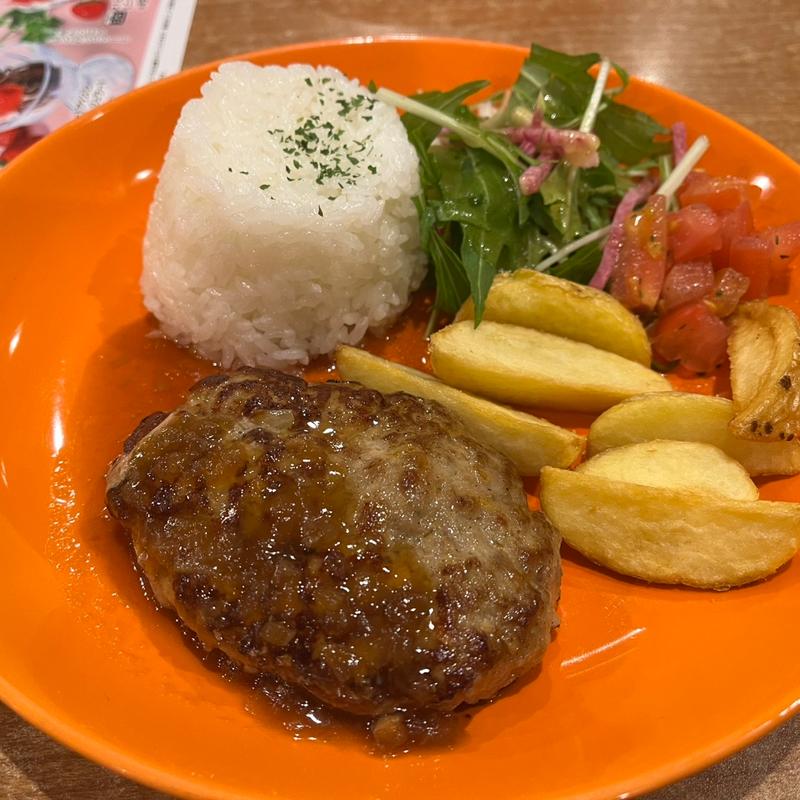 手ごね合い挽きハンバーグプレート(ビッグボーイ 桶川下日出谷店)