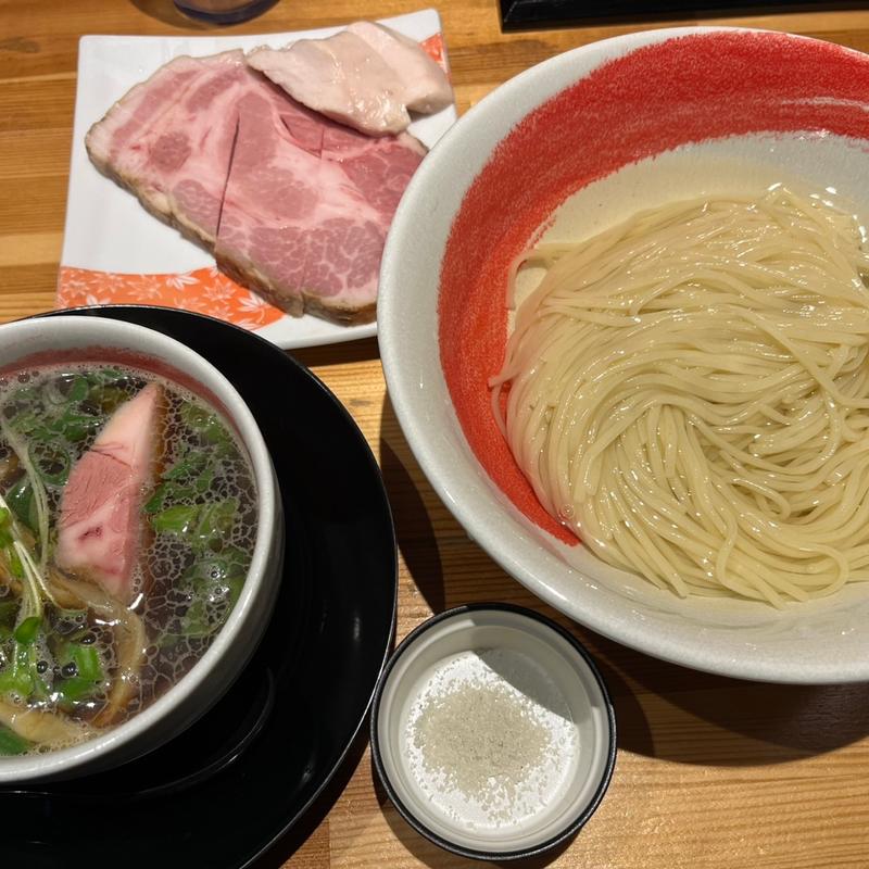 京小麦SP　オリーブいりこの煮干し醤油ガゴメ昆布水つけ麺丹波高原豚チャーシュー乗せ200g(麺や 凛)