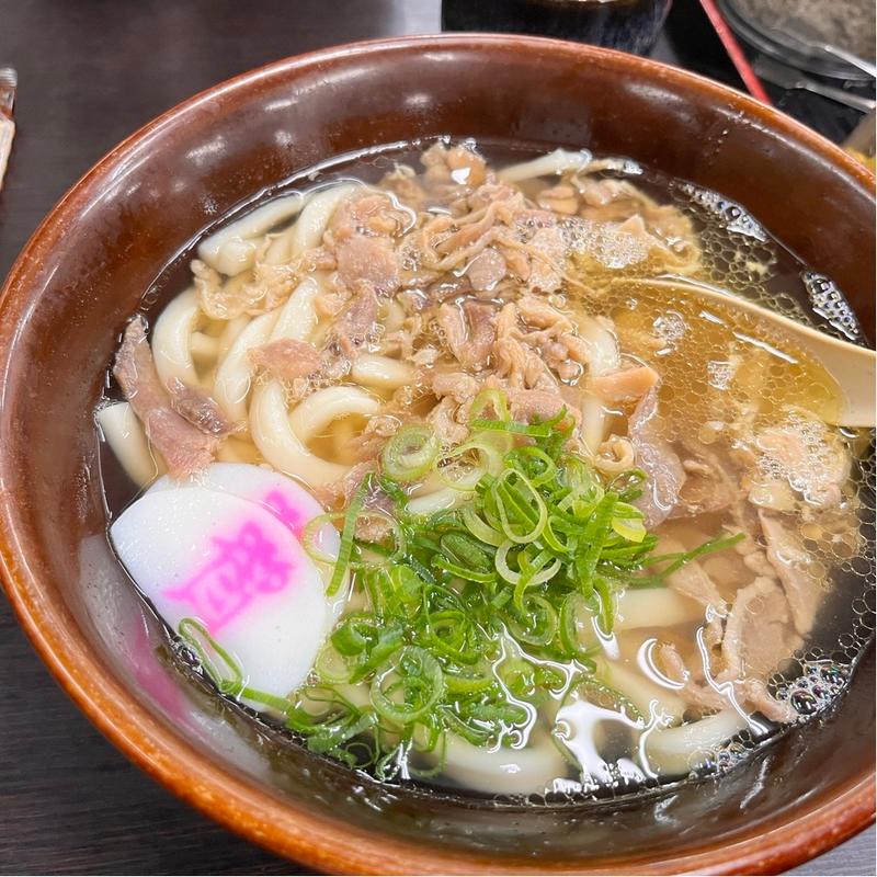 肉たまうどん(資さんうどん 魚町店)