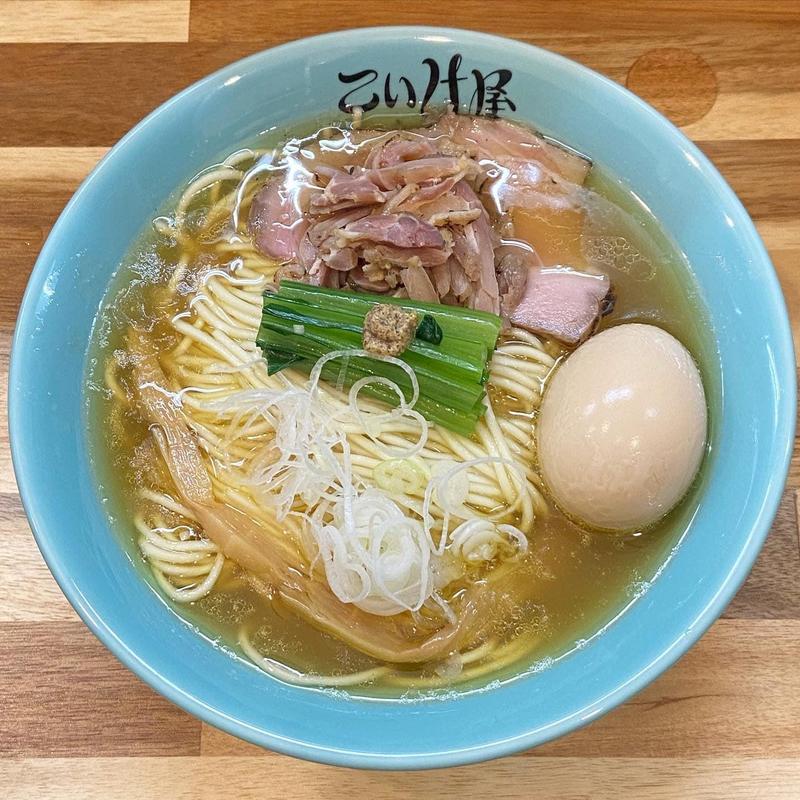 味タマゴシャモ中華そば(仙臺自家製麺こいけ屋分店 綠栽)