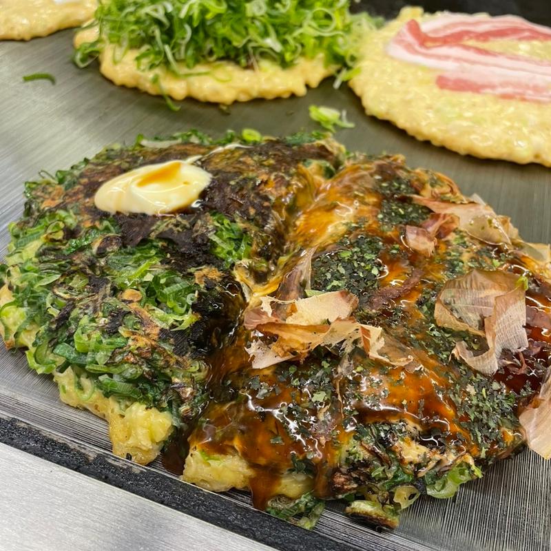 すじコンねぎ焼き(元祖 モダン焼 ねぎ焼 あべとん)