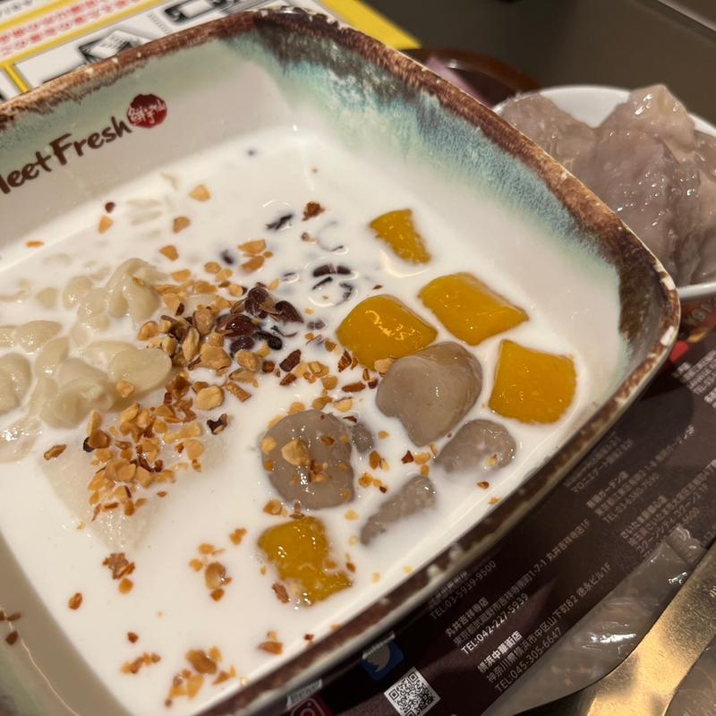 ミルク豆花(MeetFresh 鮮芋仙 有明ガーデン店)