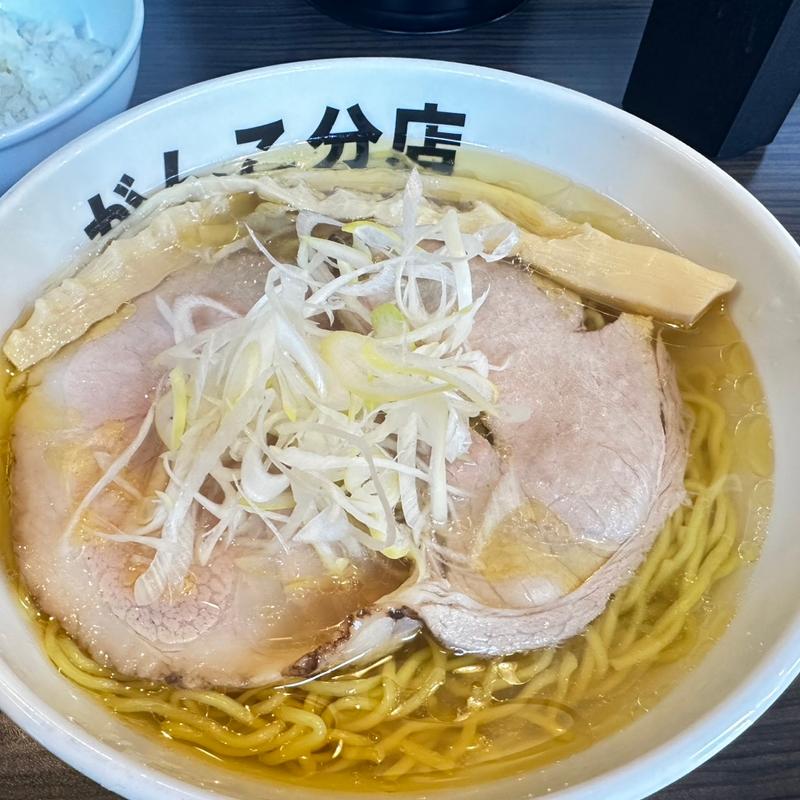 塩ラーメンもも　中盛り(元祖一条流 がんこ総本家 分店)