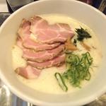 鶏白湯煮干そば(鶏白湯そば　まつ尾)
