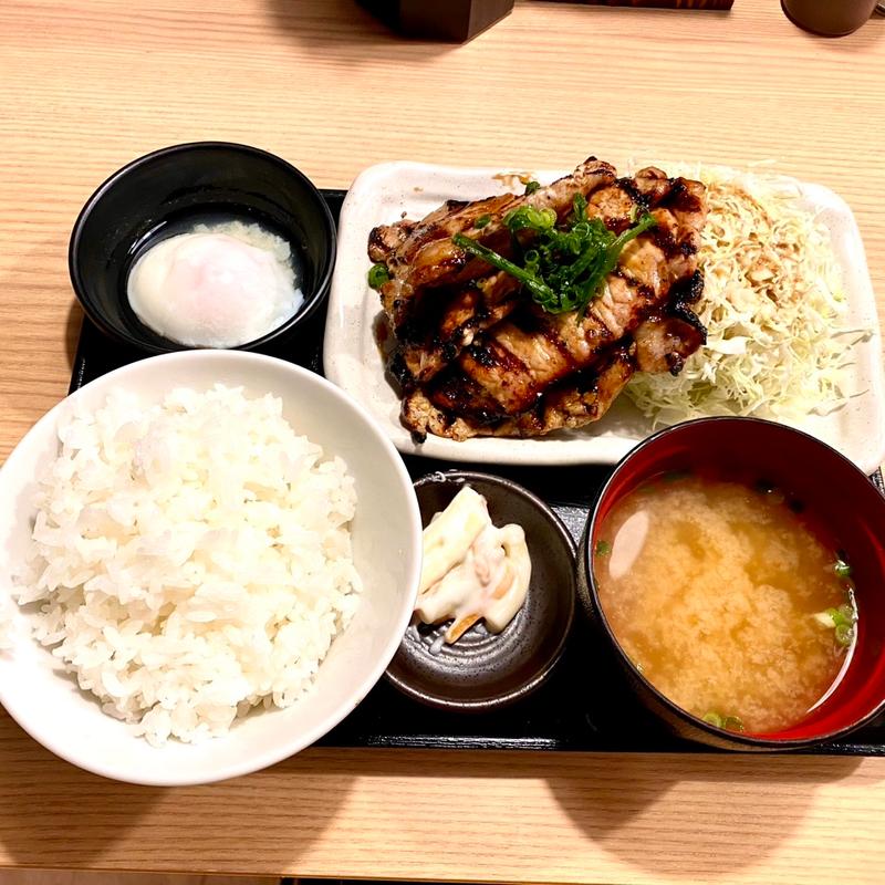 蒲焼き豚定食（ロース）(炭火焼き豚丼専門店 豚小家 天神橋店)