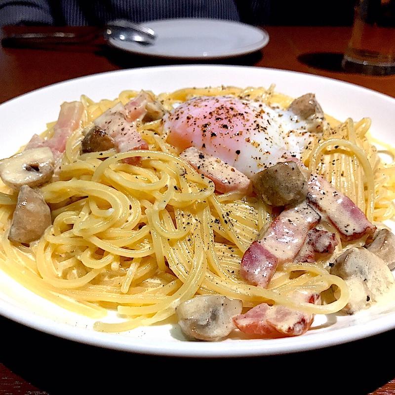 蔵王地養卵のカルボナーラ 大盛り(イタリコ エスパル仙台店 （ITALICO）)