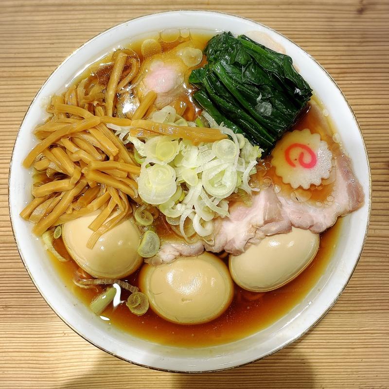 煮卵チャーシュー生姜醤油(かね田)