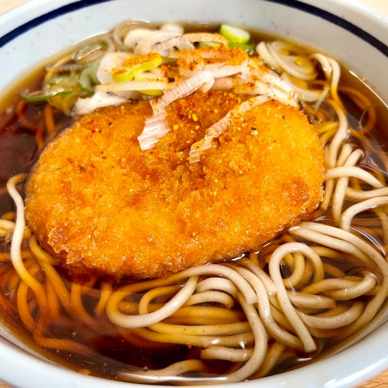 コロッケそば(駅そば)