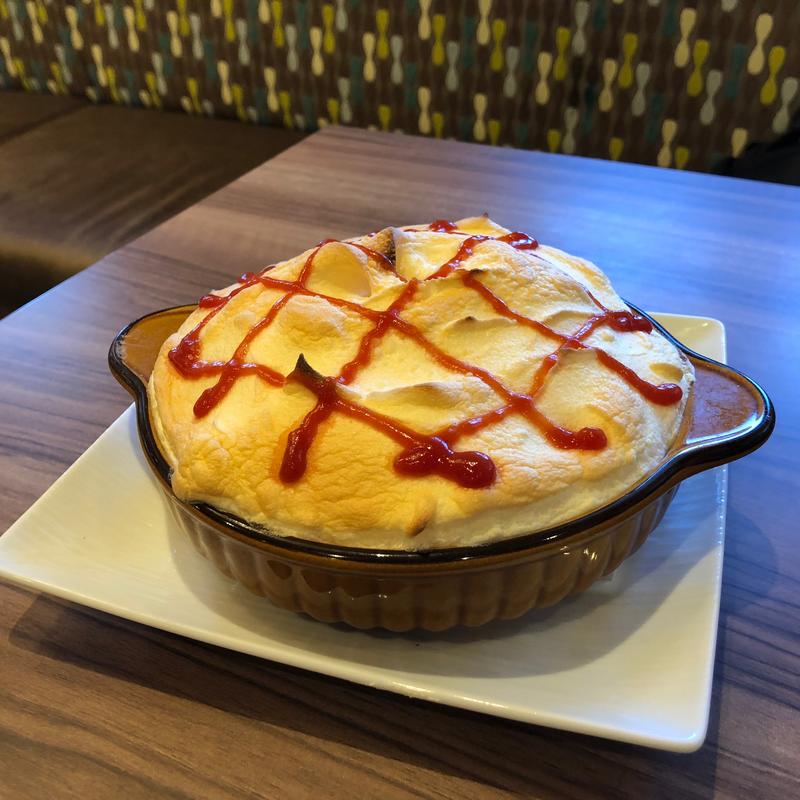 スフレオムライス(高倉町珈琲 柏の葉店)