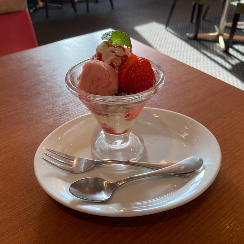 あまおう苺のちょこっとパルフェ(デニーズ 袖ヶ浦店)