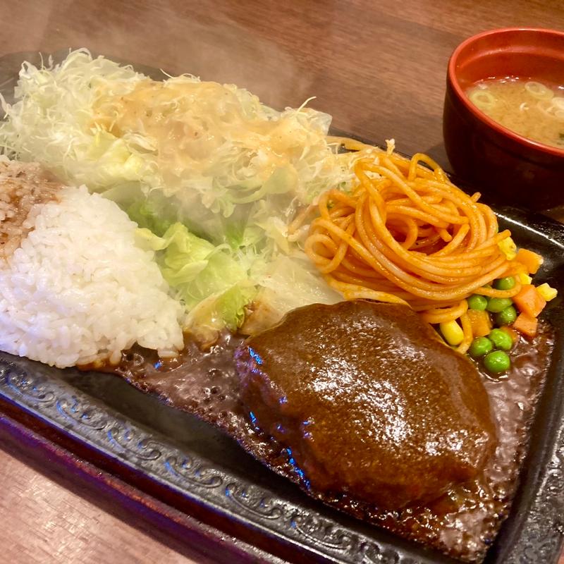 ヤケハンバーグ(レストラン カタヤマ 東向島本店)