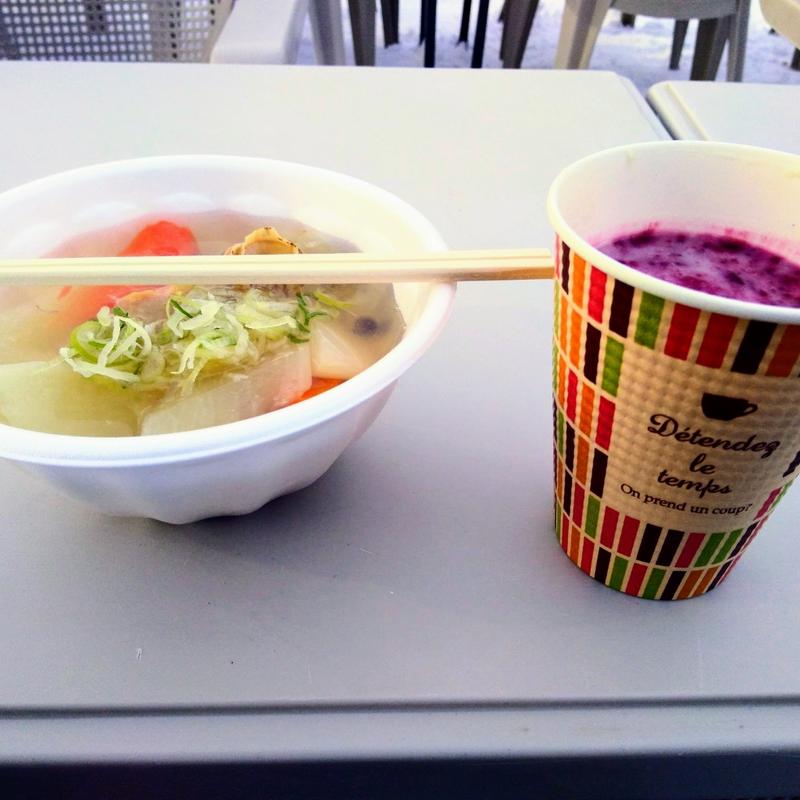 チェップオハウとハスカップ甘酒(メノコモシモシ)