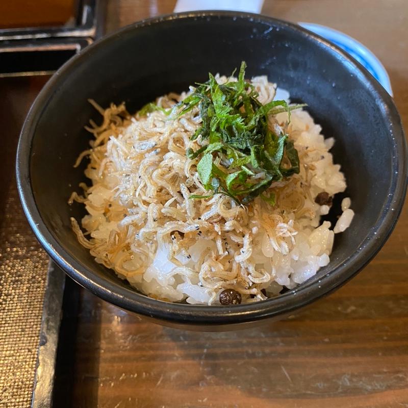 ちりめん山椒御飯(そばや玄 （そばやげん）)