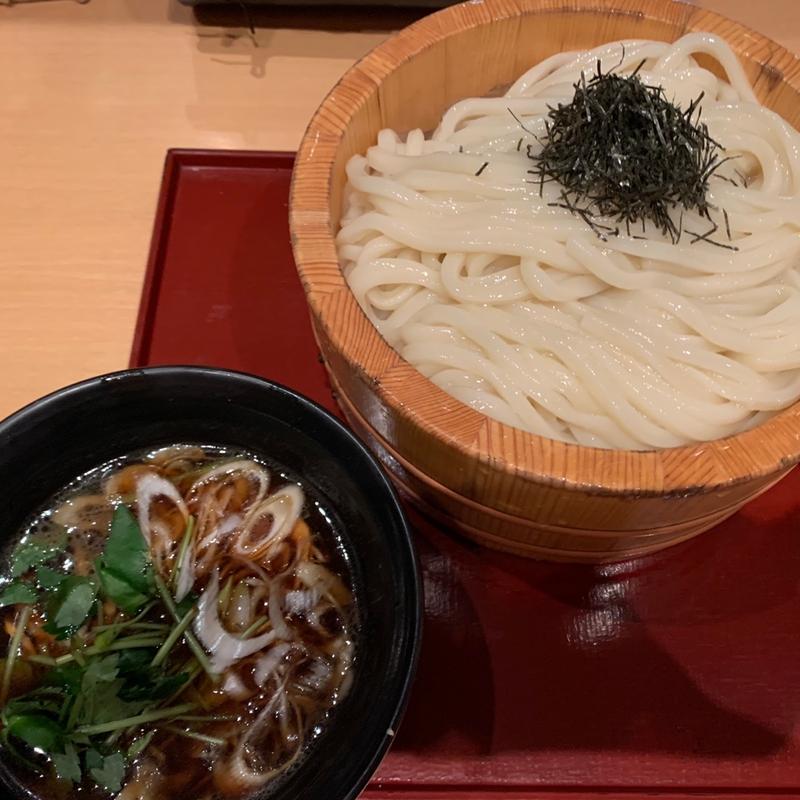 鴨汁のおうどん（冷温）(おいしいおうどん つるとんたん BIS TOKYO)