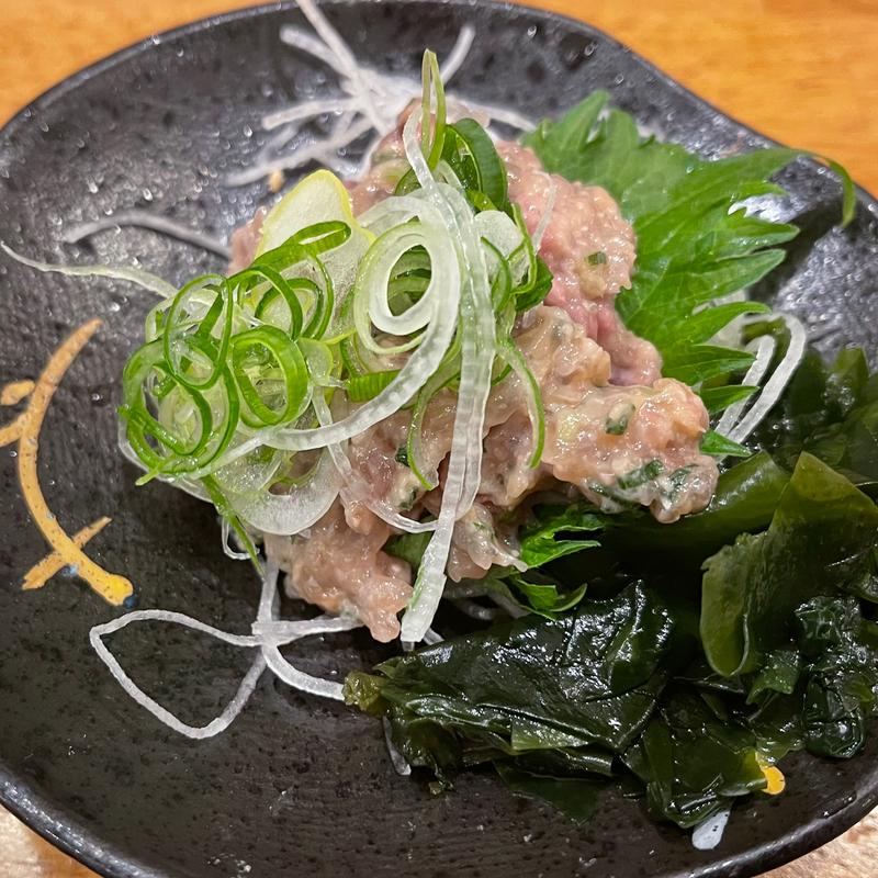 なめろう(大衆酒場たばちゃん 沼津仲見世通店)