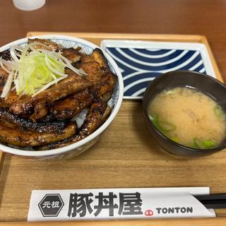 豚バラ丼　大盛(元祖豚丼屋 TONTON 旭川店)