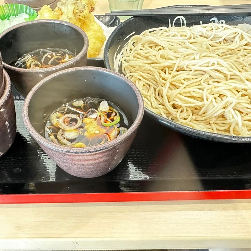 盛りそば倍盛り(ゆで太郎/もつ次郎 厚木西インター店)