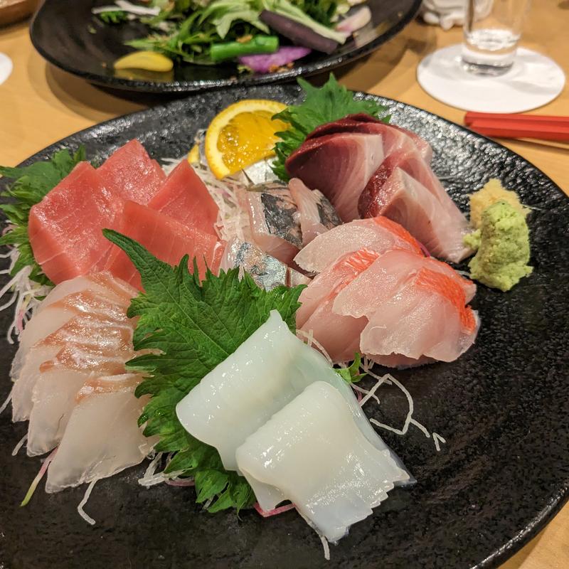 刺身盛り合わせ(海鮮居酒屋ふじさわ)