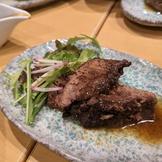 マグロホホ肉ステーキ(海鮮居酒屋ふじさわ)