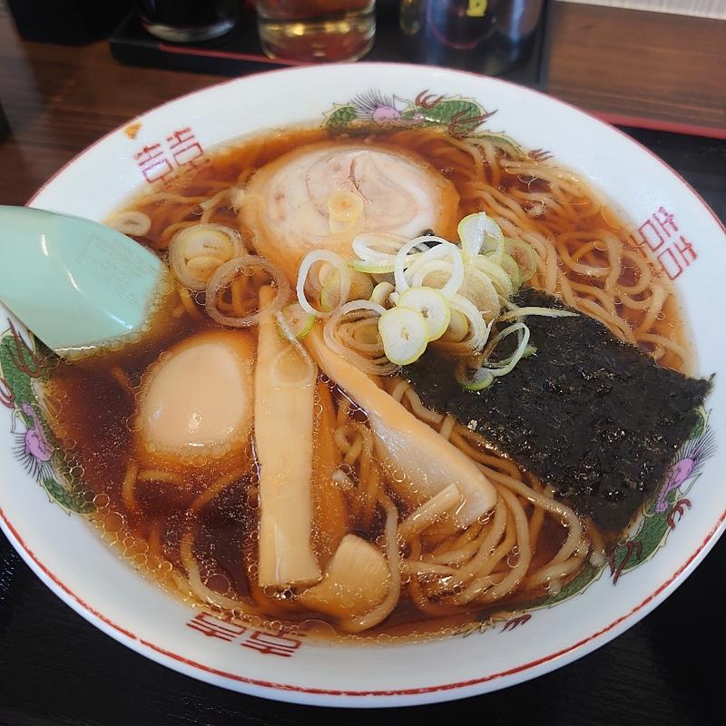 ラーメン煮玉子(小川屋食堂)