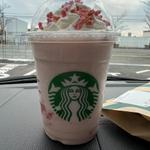 さくら咲くサクフラペチーノ(スターバックス コーヒー 新潟亀田店)