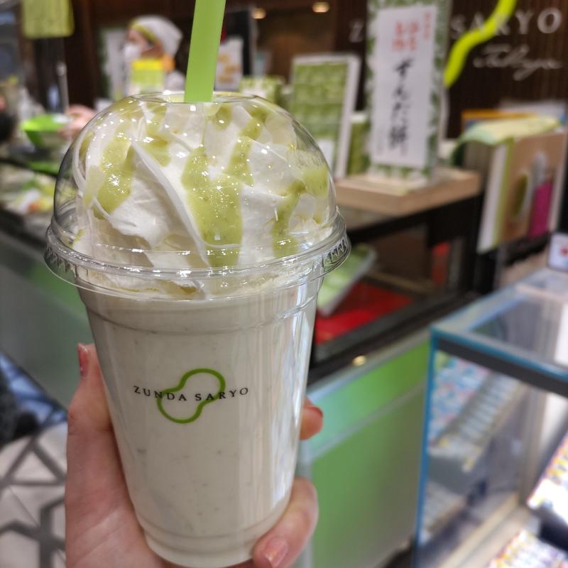 ずんだシェイクエクセラ(ずんだ茶寮 大丸東京店)