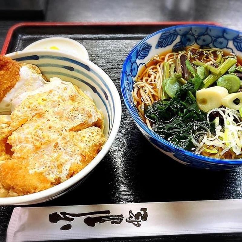 かつ丼 山菜そば(能登屋 )