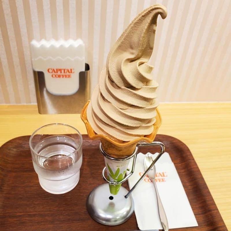 コーヒーソフトクリーム(キャピタルコーヒー 吉祥寺東急店)