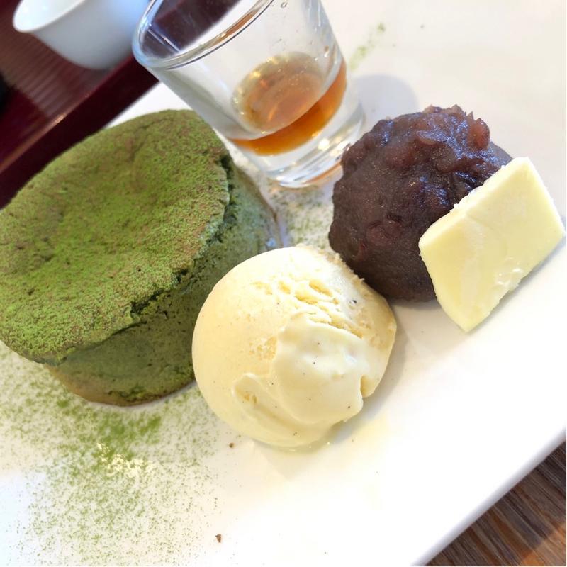 抹茶パンケーキ(GREEN CAFE STYLE 茶乃逢)