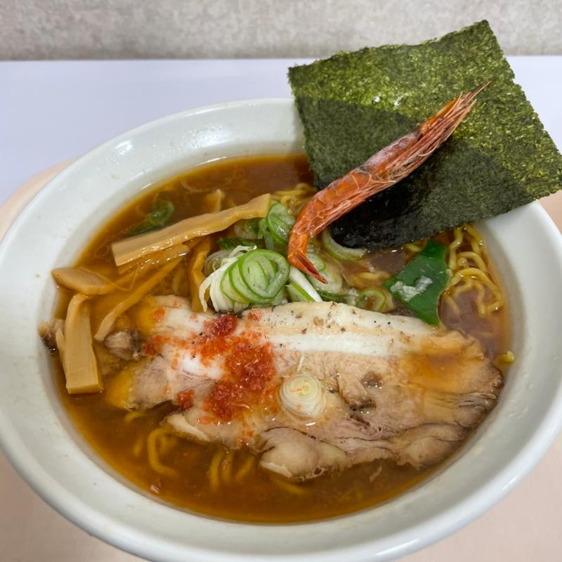 海老味噌ラーメン(麺屋 やしち)