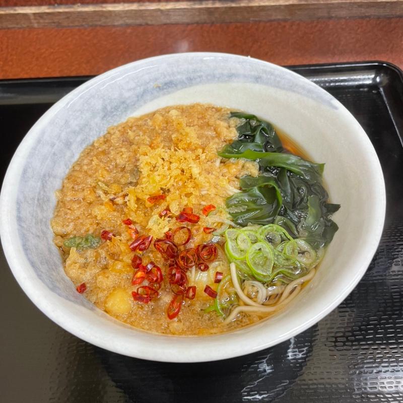 たぬきそば(みのがさ神田和泉町店)