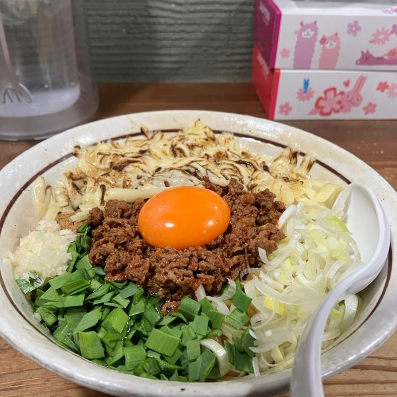 チーズまぜそば大盛り(麺 酒 やまの)