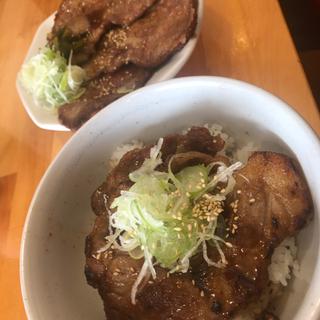 ガッツ豚ライス＋豚皿(麺屋 千葉 東店 )