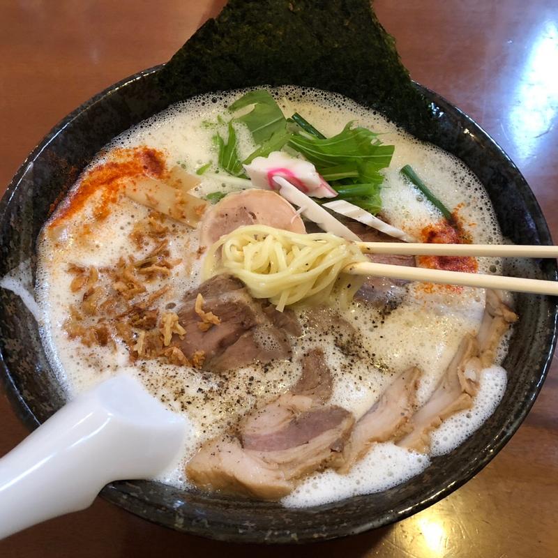 特製鶏白湯塩ラーメン+チャーシュー(兵八 昭和店 （ヘイハチ）)