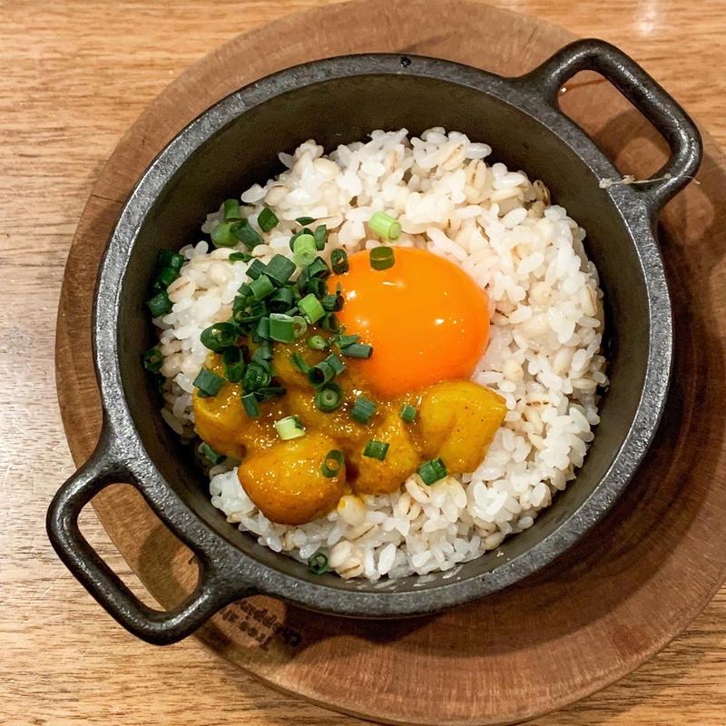 限定　ベビーホタテのスパイスリゾット(海老丸らーめん)