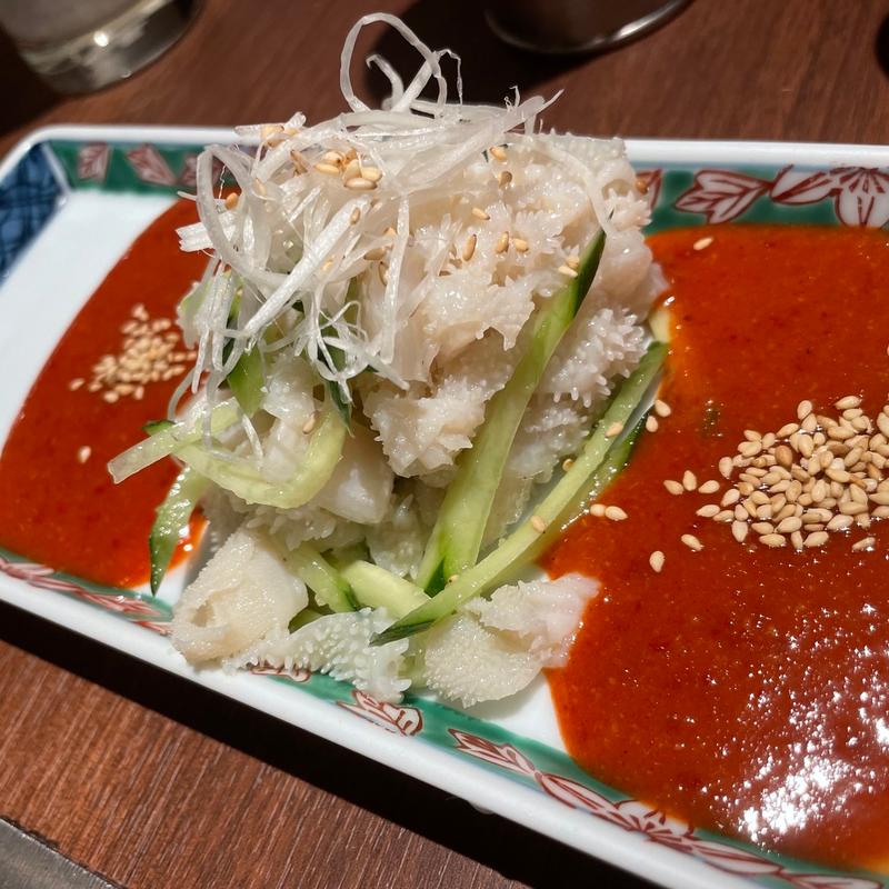 白千枚刺し(焼肉ぽんが田町店)