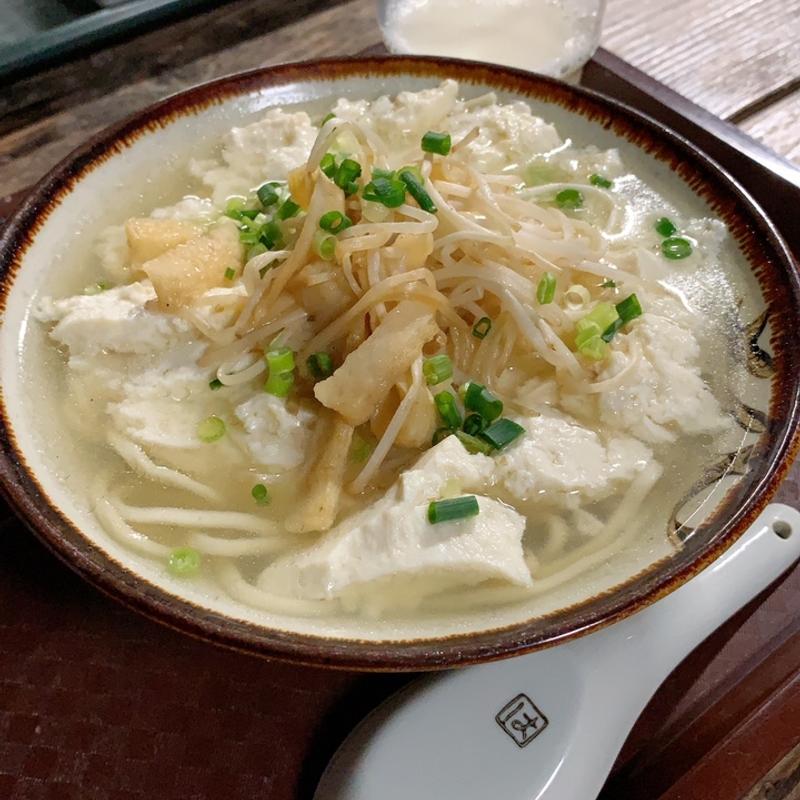ゆし豆腐そば(豆腐の比嘉)