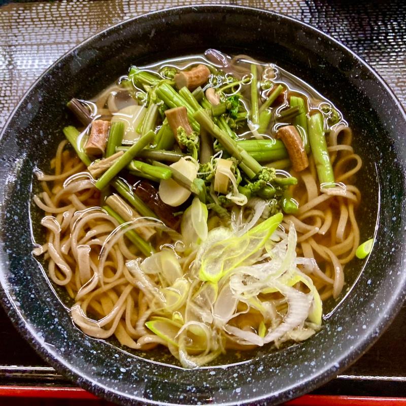 山菜そば温(みかえりの郷　彩花の湯)
