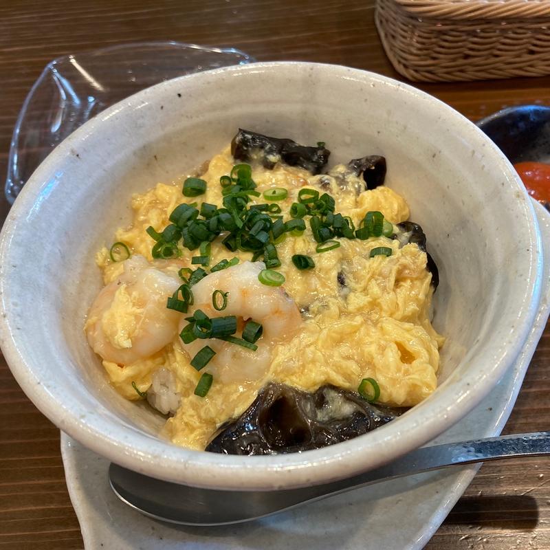 ふわとろエビ卵中華丼(サイユウキッチン)