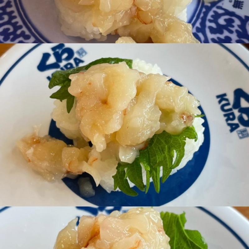 漬け赤えびにぎり(無添くら寿司 福知山店 )