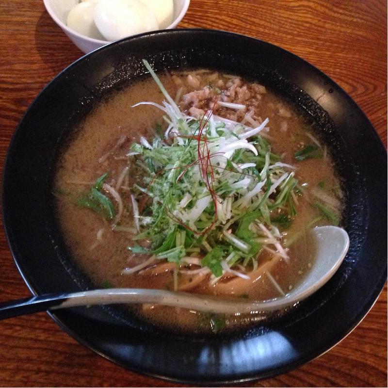 ごぼう味噌ラーメン(麺家かぐら 西バイパス店 （めんやかぐら）)