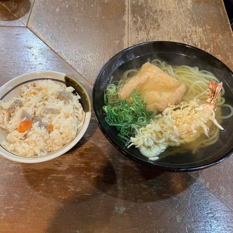 （天きつね天たぬき）うどん(麺処 細屋)