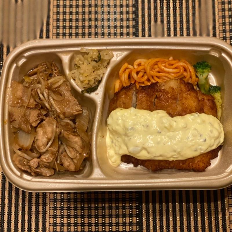 チキン南蛮としょうが焼きの人気コンビ(やよい軒 久御山店 （やよいけん）)