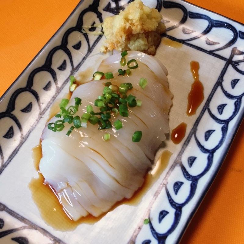 ヤリイカ　お刺身(自宅)