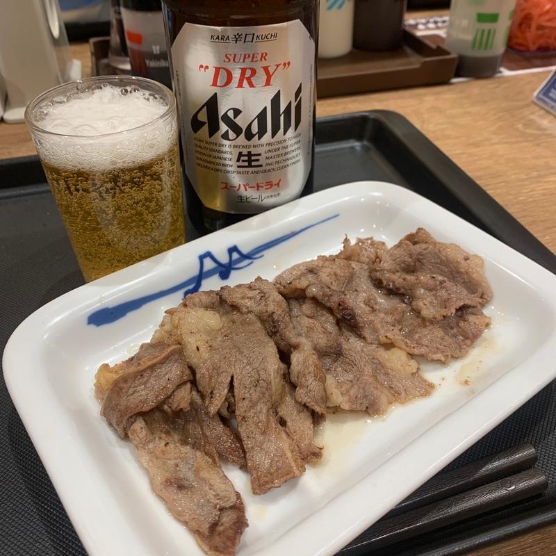 牛焼肉プレーン(単品)(松屋 国立店（マイカリー食堂併設）)