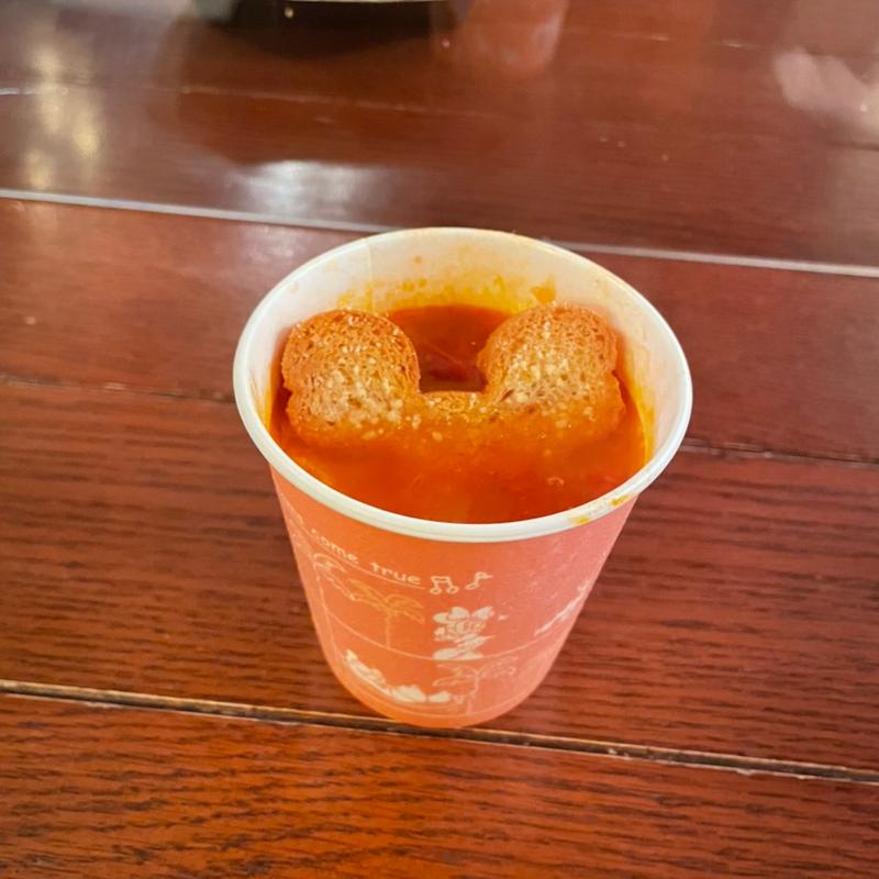 ミネストローネ チーズクルトン添え(ディズニーシー ザンビーニ・ブラザーズリストランテ)