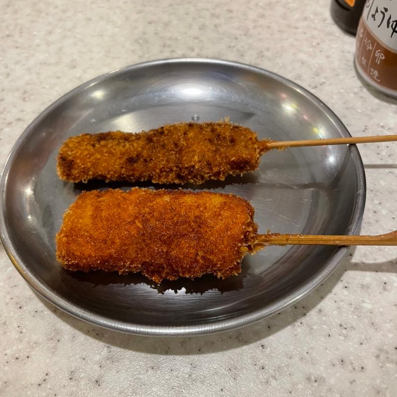 串カツ牛　(串カツ田中 池下店)