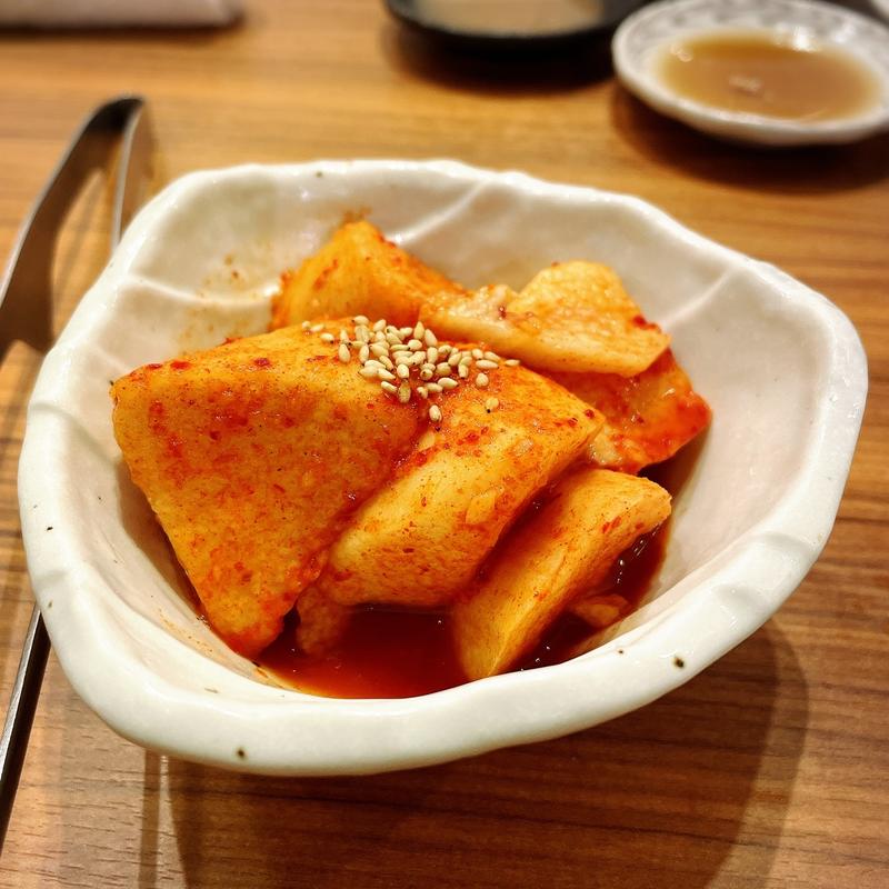 山芋キムチ(焼肉ホルモン金樹)