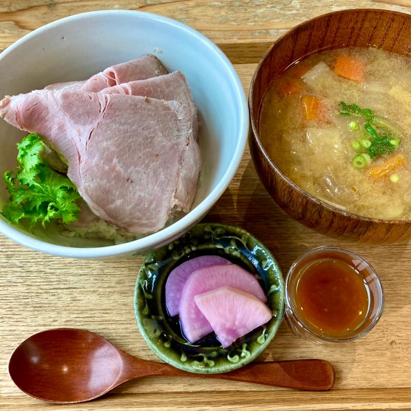 ローストポーク丼(道の駅ましこ)